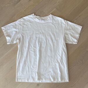 John Elliot Light Beige Boxy Short Sleeve Shirt Size 2/Medium